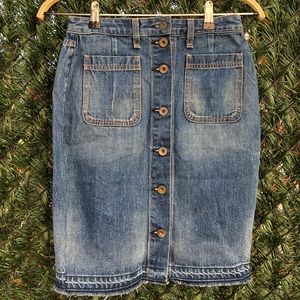 Rag & Bone denim skirt